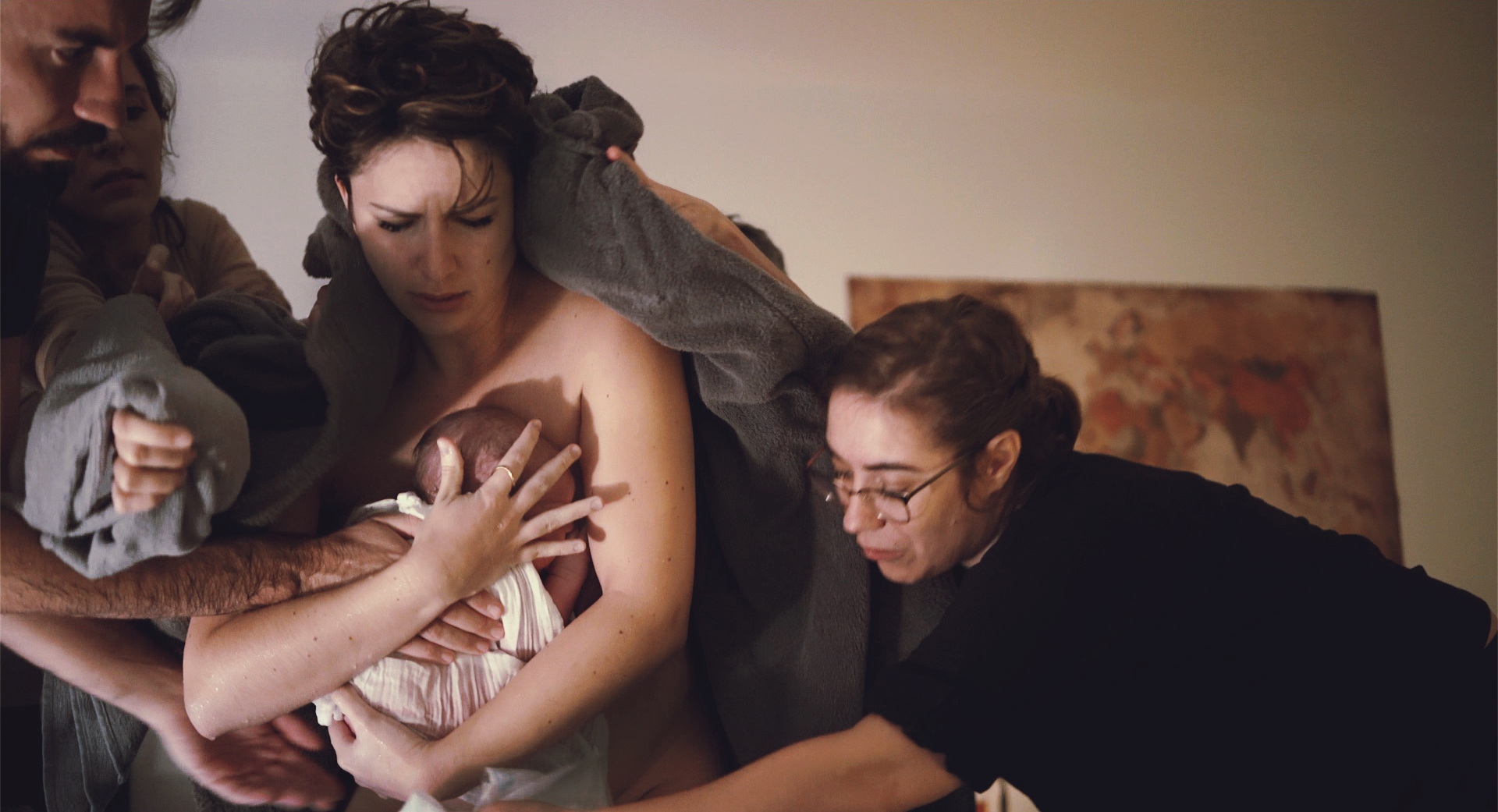 recién nacido con madre